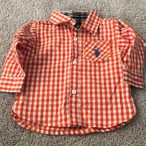 Kids long sleeve button down